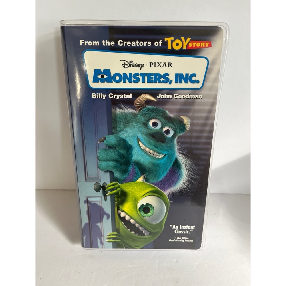 Disney Pixar Monsters Inc VHS